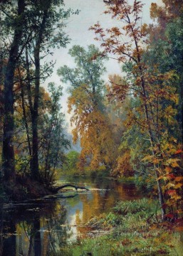 autumn landscape park in pavlovsk 1888 Ivan Ivanovich Oil Paintings